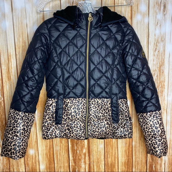 MICHAEL Michael Kors Other - Michael Kors Girls Puffer Jacket Black Leopard 14